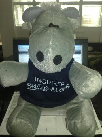 a surprise gift from Inquirer: Guyito! (i love it! i hugged this all the way back home, heehee)